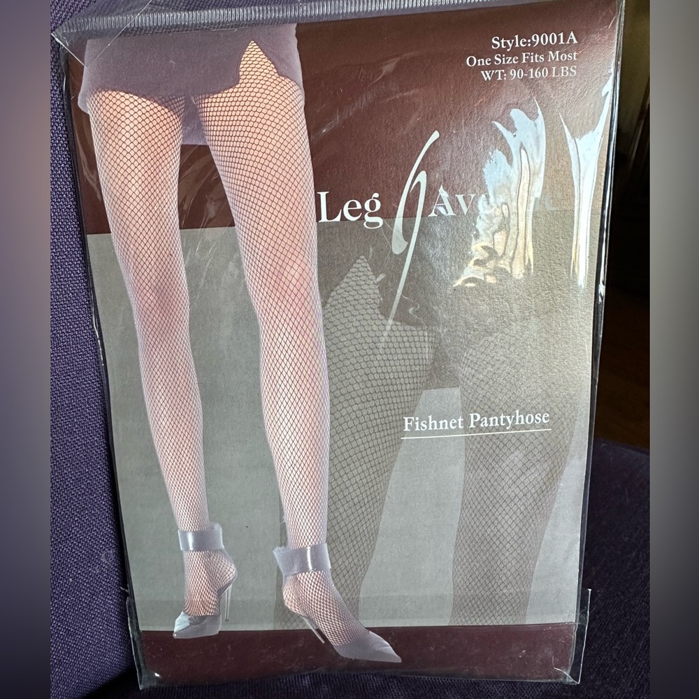 Leg Avenue Fishnet Pantyhose - Black